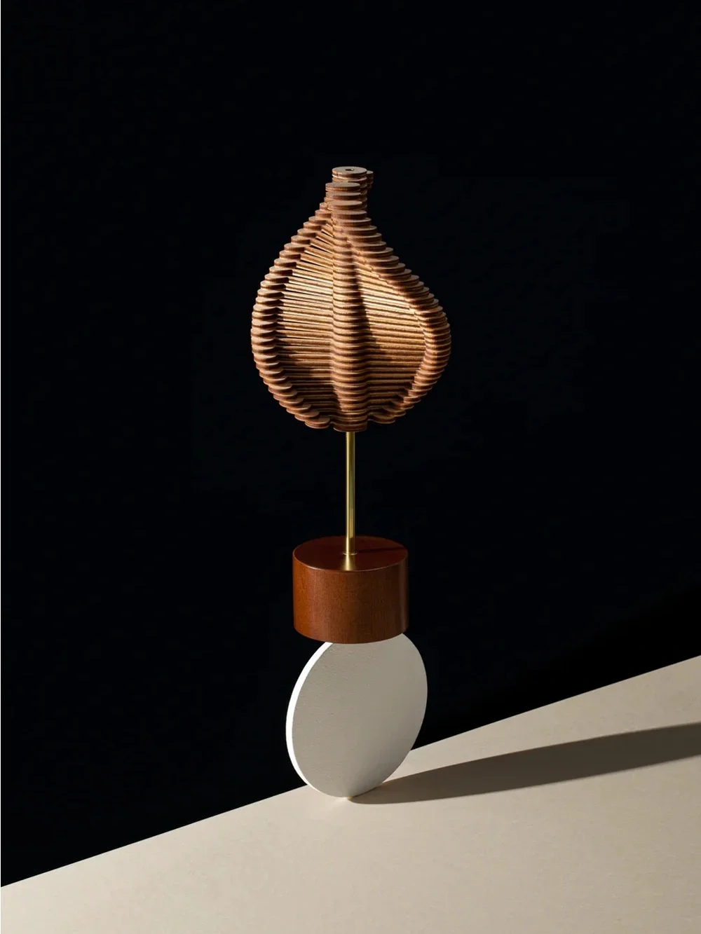 PlayableART Helicone Kinetic Tabletop Sculpture Art Toy MoMa Met Museum Wood